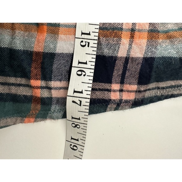Intimately Free People Cropped Flannel Top Womens Small Long Sleeve Cozy Outdoor - Picture 6 of 9